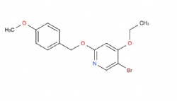 5-bromo-4-ethoxy-2-((4-methoxybenzyl)oxy)pyridine