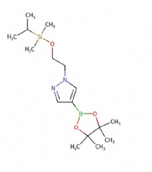 1-(2-{[dimethyl(propan-2-yl)silyl]oxy}ethyl)-4-(tetramethyl-1,3,2-dioxaborolan-2-yl)-1H-pyrazole