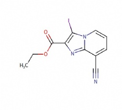 ethyl 8-cyano-3-iodoimidazo[1,2-a]pyridine-2-carboxylate