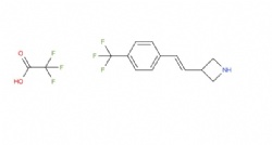 (E)-3-(4-(trifluoromethyl)styryl)azetidine 2,2,2-trifluoroacetate
