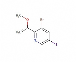 (S)-3-bromo-5-iodo-2-(1-methoxyethyl)pyridine