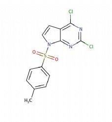 2,4-dichloro-7-tosyl-7H-pyrrolo[2,3-d]pyrimidine