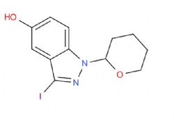 3-iodo-1-tetrahydropyran-2-yl-indazol-5-ol