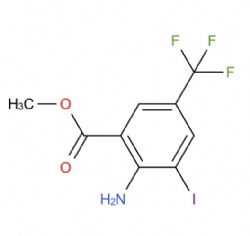 methyl 2-amino-3-iodo-5-(trifluoromethyl)benzoate