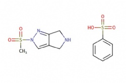 2-(methylsulfonyl)-2,4,5,6-tetrahydropyrrolo[3,4-c]pyrazole benzenesulfonate