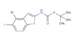 tert-butyl (4-bromo-5-fluorobenzo[b]thiophen-2-yl)carbamate