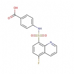 4-((5-fluoroquinoline)-8-sulfonamido)benzoic acid