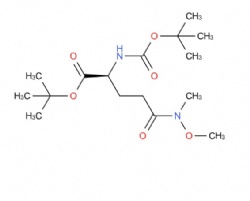 (S)-tert-Butyl 2-((tert-butoxycarbonyl)amino)-5-(methoxy(methyl)amino)-5-oxopentanoate