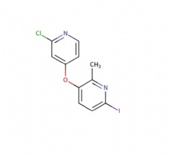 3-((2-chloropyridin-4-yl)oxy)-6-iodo-2-methylpyridine