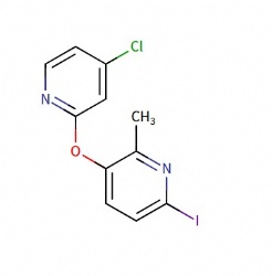 3-((4-chloropyridin-2-yl)oxy)-6-iodo-2-methylpyridine