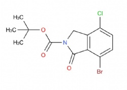 tert-butyl 7-bromo-4-chloro-1-oxo-isoindoline-2-carboxylate