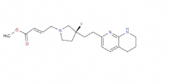 methyl (S,E)-4-(3-fluoro-3-(2-(5,6,7,8-tetrahydro-1,8-naphthyridin-2-yl)ethyl)pyrrolidin-1-yl)but-2-enoate