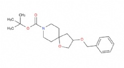 tert-butyl 3-(benzyloxy)-1-oxa-8-azaspiro[4.5]decane-8-carboxylate