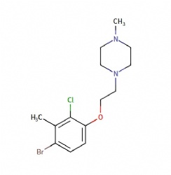 1-(2-(4-bromo-2-chloro-3-methylphenoxy)ethyl)-4-methylpiperazine