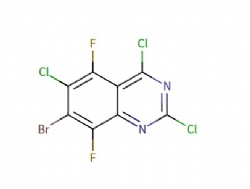 7-bromo-2,4,6-trichloro-5,8-difluoroquinazoline