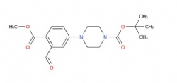 tert-butyl 4-(3-formyl-4-(methoxycarbonyl)phenyl)piperazine-1-carboxylate