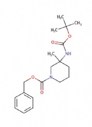 benzyl 3-((tert-butoxycarbonyl)amino)-3-methylpiperidine-1-carboxylate