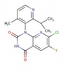 7-chloro-6-fluoro-1-(2-isopropyl-4-methylpyridin-3-yl)pyrido[2,3-d]pyrimidine-2,4(1H,3H)-dione
