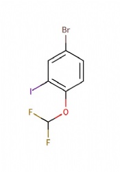 4-bromo-1-(difluoromethoxy)-2-iodobenzene