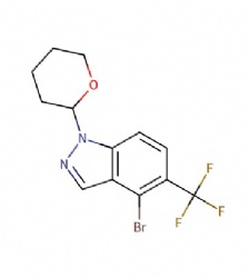 4-bromo-1-(tetrahydro-2H-pyran-2-yl)-5-(trifluoromethyl)-1H-indazole