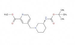 methyl 4-[[(3R)-3-[(2-methylpropan-2-yl)oxycarbonylamino]piperidin-1-yl]methyl]pyridine-2-carboxylate