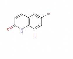 6-bromo-8-iodoquinolin-2(1H)-one