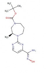 tert-butyl (S)-4-(4-(N'-hydroxycarbamimidoyl)pyrimidin-2-yl)-3-methyl-1,4-diazepane-1-carboxylate