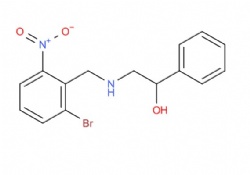 2-((2-bromo-6-nitrobenzyl)amino)-1-phenylethan-1-ol
