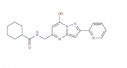 N-((7-hydroxy-2-(pyridin-2-yl)pyrazolo[1,5-a]pyrimidin-5-yl)methyl)cyclohexanecarboxamide