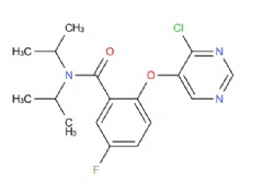2-((4-chloropyrimidin-5-yl)oxy)-5-fluoro-N,N-diisopropylbenzamide