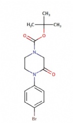 tert-butyl 4-(4-bromophenyl)-3-oxopiperazine-1-carboxylate