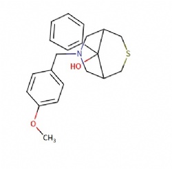 7-(4-methoxybenzyl)-9-phenyl-3-thia-7-azabicyclo[3.3.1]nonan-9-ol