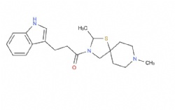 1-(2,8-dimethyl-1-thia-3,8-diazaspiro[4.5]decan-3-yl)-3-(1H-indol-3-yl)propan-1-one