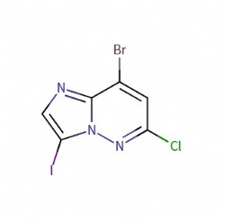 8-bromo-6-chloro-3-iodo-imidazo[1,2-b]pyridazine