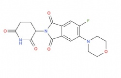 2-(2,6-dioxopiperidin-3-yl)-5-fluoro-6-morpholinoisoindoline-1,3-dione