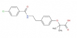2-(4-(2-(4-chlorobenzamido)ethyl)phenoxy)-2-methylpropanoic acid