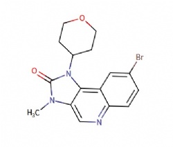 8-bromo-3-methyl-1-(tetrahydro-2H-pyran-4-yl)-1,3-dihydro-2H-imidazo[4,5-c]quinolin-2-one