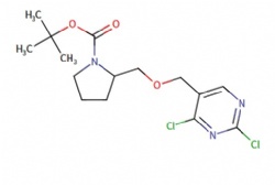 tert-butyl 2-(((2,4-dichloropyrimidin-5-yl)methoxy)methyl)pyrrolidine-1-carboxylate