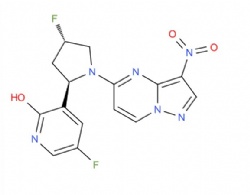 5-fluoro-3-[(2R,4S)-4-fluoro-1-{3-nitropyrazolo[1,5-a]pyrimidin-5-yl}pyrrolidin-2-yl]pyridin-2-ol