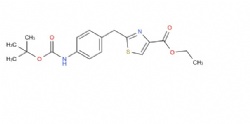 Ethyl 2-[(4-{[(tert-butoxy)carbonyl]amino}phenyl)methyl]-1,3-thiazole-4-carboxylate