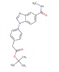 tert-butyl 2-(4-(5-(methylcarbamoyl)-1H-benzo[d]imidazol-1-yl)phenyl)acetate