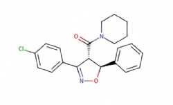 ((4S,5S)-3-(4-chlorophenyl)-5-phenyl-4,5-dihydroisoxazol-4-yl)(piperidin-1-yl)methanone
