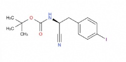 tert-butyl N-[(1S)-1-cyano-2-(4-iodophenyl)ethyl]carbamate