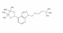 4-(4,4,5,5-tetramethyl-1,3,2-dioxaborolan-2-yl)-1-((2-(trimethylsilyl)ethoxy)methyl)-1H-pyrazolo[3,4-b]pyridine