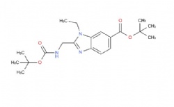 tert-butyl 2-(((tert-butoxycarbonyl)amino)methyl)-1-ethyl-1H-benzo[d]imidazole-6-carboxylate