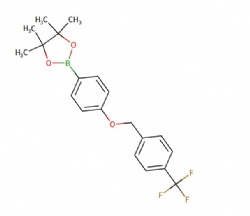 4,4,5,5-tetramethyl-2-(4-((4-(trifluoromethyl)benzyl)oxy)phenyl)-1,3,2-dioxaborolane