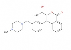 3-(1-hydroxyethyl)-4-(3-((4-methylpiperazin-1-yl)methyl)phenyl)-1H-isochromen-1-one