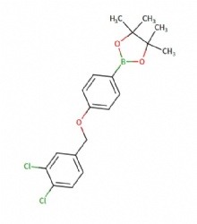 2-(4-((3,4-dichlorobenzyl)oxy)phenyl)-4,4,5,5-tetramethyl-1,3,2-dioxaborolane