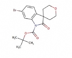 tert-butyl 6-bromo-2-oxo-2',3',5',6'-tetrahydrospiro[indoline-3,4'-pyran]-1-carboxylate