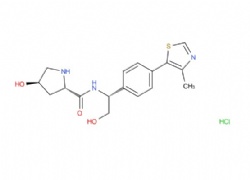 (2S,4R)-4-hydroxy-N-((R)-2-hydroxy-1-(4-(4-methylthiazol-5-yl)phenyl)ethyl)pyrrolidine-2-carboxamide hydrochloride